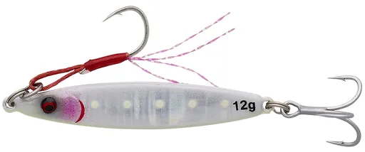 Savage gear flatline tg fs uv white glow - 4,5 cm 15 g