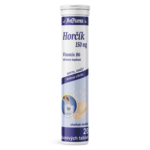 MedPharma Hořčík 150 mg + vitamin B 6 20 tabliet