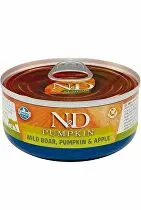 N&D CAT PUMPKIN Adult Diviak a jablko 70g 1 + 1 Zadarmo