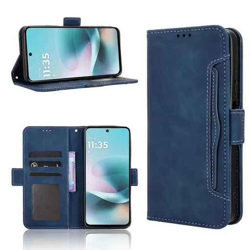 SLOT Peňaženkový obal pre Motorola Moto G57 Power modrý