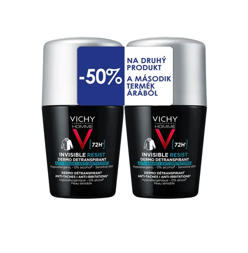 Vichy deo roll-on na citlivou pokožku 2 x 50 ml