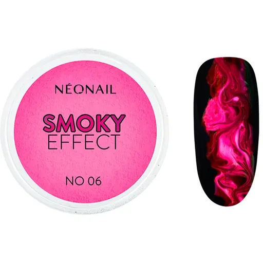 NEONAIL Effect Smoky farebný púder na nechty odtieň No. 06 Fuchsia 2 g