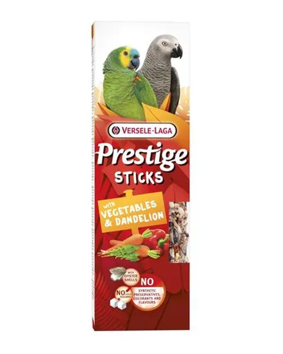 Versele Laga Prestige Sticks tyčinky zelenina a pampeliška pro andulky 60g