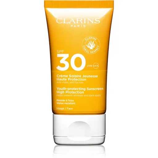 Clarins Youth-Protecting Sunscreen High Protection opaľovací krém na tvár SPF 30 50 ml