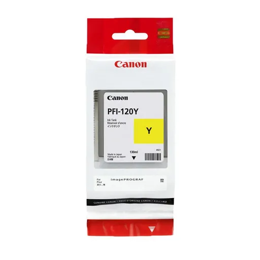 Canon PFI120Y 2888C001 žltá (yellow) originálna atramentová cartridge