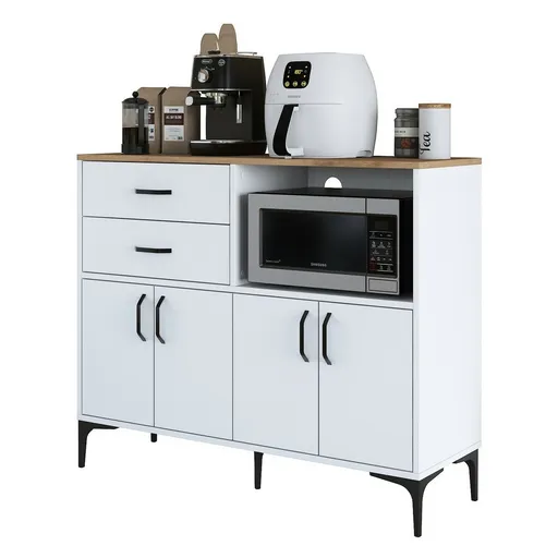 Skriňa Jeby Walnut and White