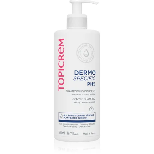 Topicrem PH5 Gentle Shampoo jemný šampón na každodenné použitie pre citlivú pokožku hlavy 500 ml