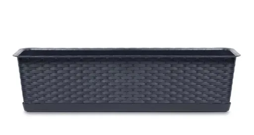 ProsperPlast Kvetináč RATOLLA CASE | antracit 58,7 cm