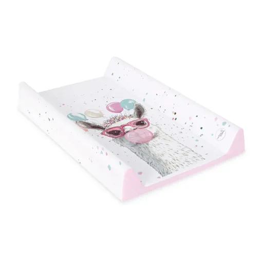 CEBA BABY Podložka prebaľovacia 2-hranná s pevnou doskou (50x70) Ultra Light Crazy Lama