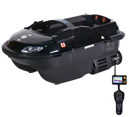 Boatman zavážacia lodička vulcan s echolotom čierna