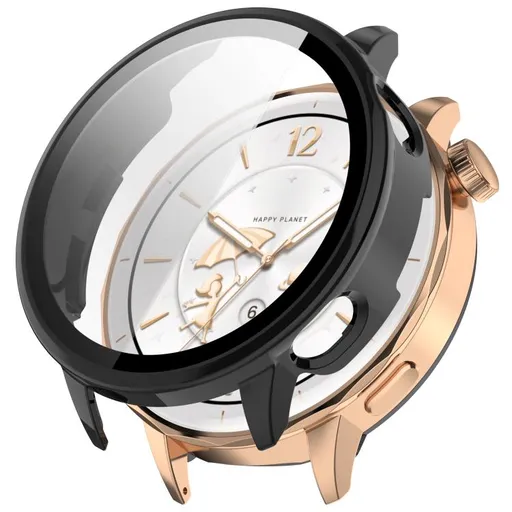 PC FULL COVER Plastový kryt so sklom pre OnePlus Watch 3 43mm čierny