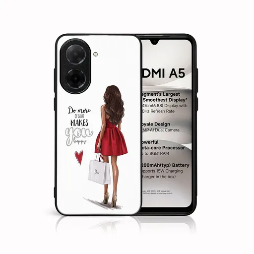 MY ART Ochranný kryt pre Xiaomi Redmi A5 RED DRESS (137)