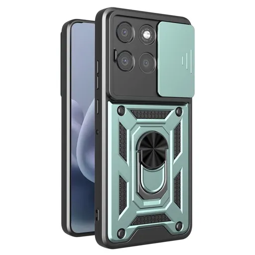RING CAMERA Kryt s držiakom pre Motorola Moto G86 Power 5G zelený