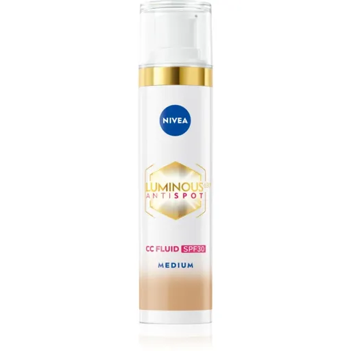 NIVEA Luminous 630 Anti Spot rozjasňujúci CC krém SPF 30 odtieň Medium 40 ml