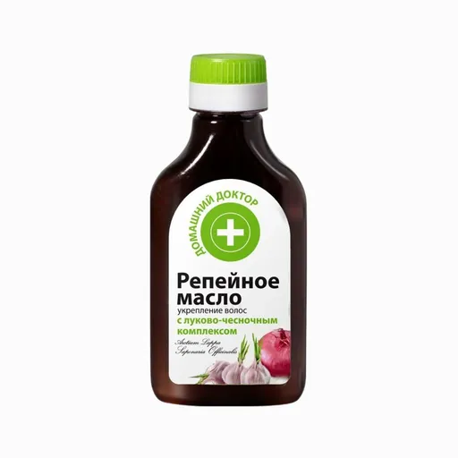 HealthNA Lopúchový olej na vlasy, posilňujúci s cibuľou a cesnakom - 100ml - Domáci doktor