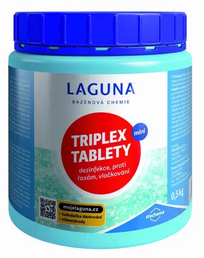 LAGUNA TRIPLEX MINI - Tablety na dezinfekciu bazénovej vody 0,5 kg