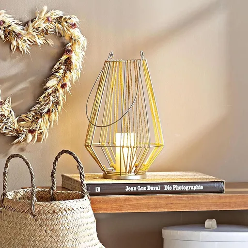 Weltbild Lucerna boho s LED svíčkou