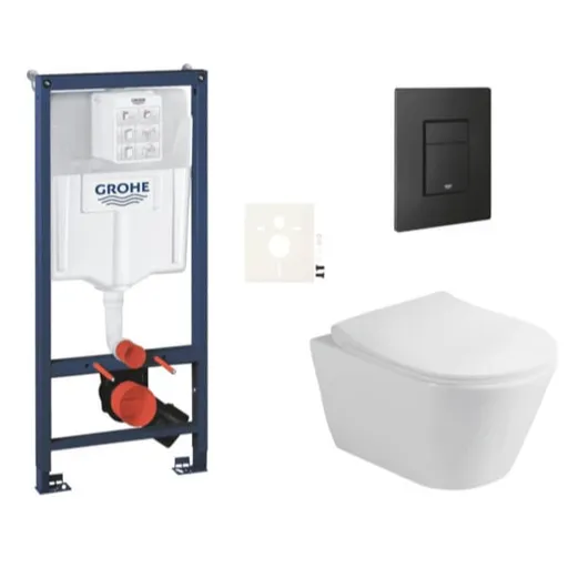 Závesný wc set do ľahkých stien / predstenová montáž Glacera Ava SIKOGRSAVAEKF0