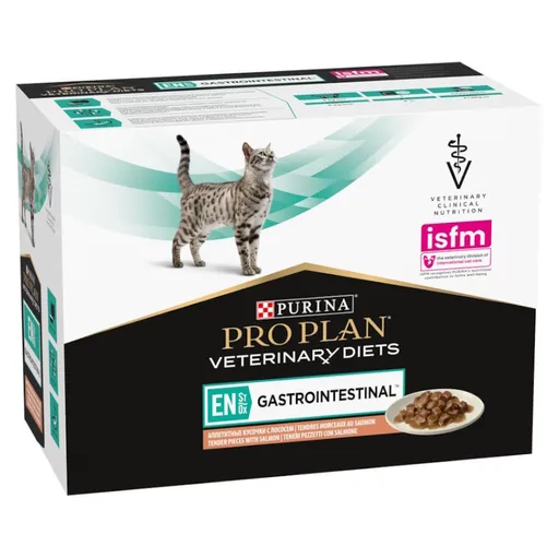 PURINA PRO PLAN Vet Diets EN St/Ox Gastrointestinal Chicken kapsička pre mačky 10x85 g