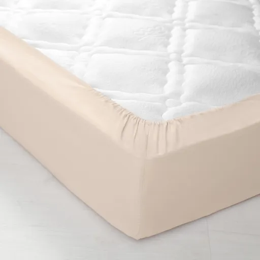 Bavlnená jednofarebná napínacia plachta zn. Colombine® s hĺbkou rohov 32 cm