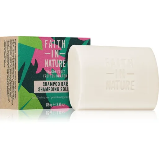 Faith In Nature Dragon Fruit organický tuhý šampón pre poškodené a farbené vlasy 85 g