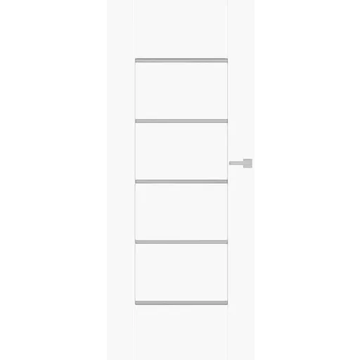 Interiérové dvere Naturel AURA levé 60 cm biela matná AURABM60L