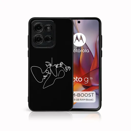 MY ART Ochranný kryt pre Motorola Moto G75 5G FACES (196)