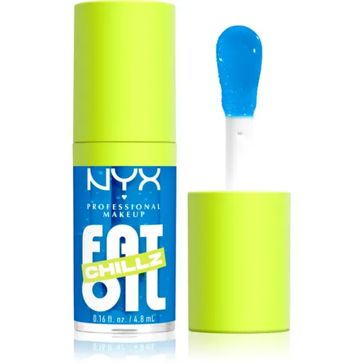 NYX Professional Makeup Fat Oil Chillz olej na pery s chladivým účinkom odtieň Polar Peppermint 4.8 ml