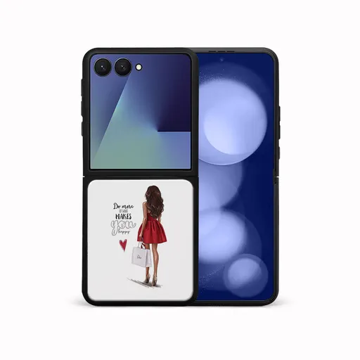 MY ART Ochranný kryt pre Samsung Galaxy Z Flip7 5G RED DRESS (137)