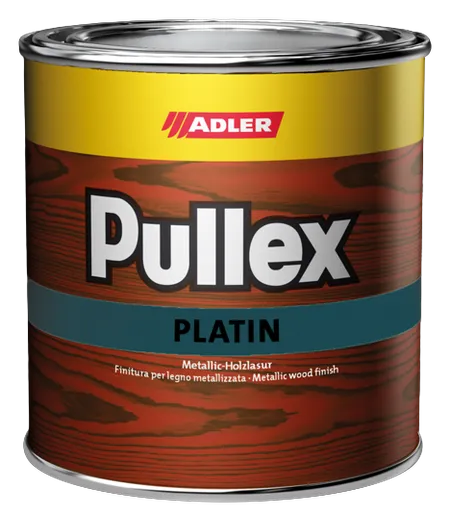 PULLEX PLATIN - Tenkovrstvá metalická lazúra na drevo achatgrau 0,75 L