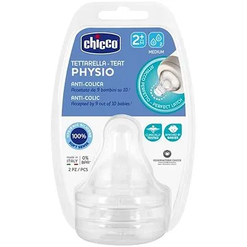 Chicco Perfect 5/Well-Being fyziologický stredný prietok 2 ks, 2 m+ (8058664122202)