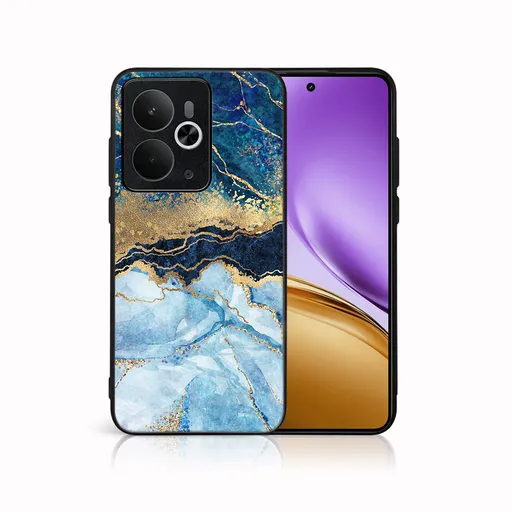 MY ART Ochranný kryt pre Realme 14 5G BLUE MARBLE (141)