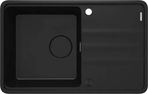 DEANTE DEANTE - Momi nero Granitový drez, 1-bowl with drainer ZKM_N113
