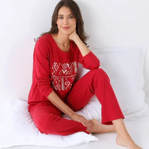 Pyžamo s nohavicami a potlačou