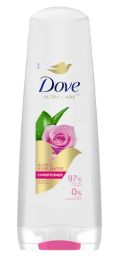 DOVE ALOE VERA & ROSE WATER - Kondicionér pre svieže a hydratované vlasy (0,35 L)