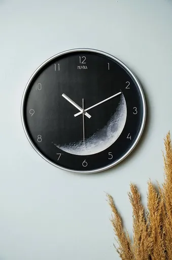 Nástenné hodiny Moon Inzgri, 30 x 30 cm