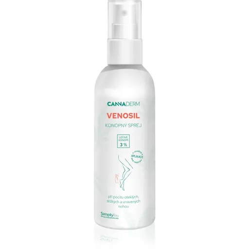 Cannaderm Venosil konopný sprej sprej na nohy s aktívnou konopou 150 ml