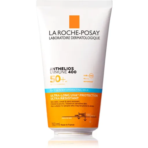 La Roche-Posay Anthelios UVMUNE 400 Face & Body ochranné hydratačné mlieko na tvár a telo SPF 50+ 150 ml