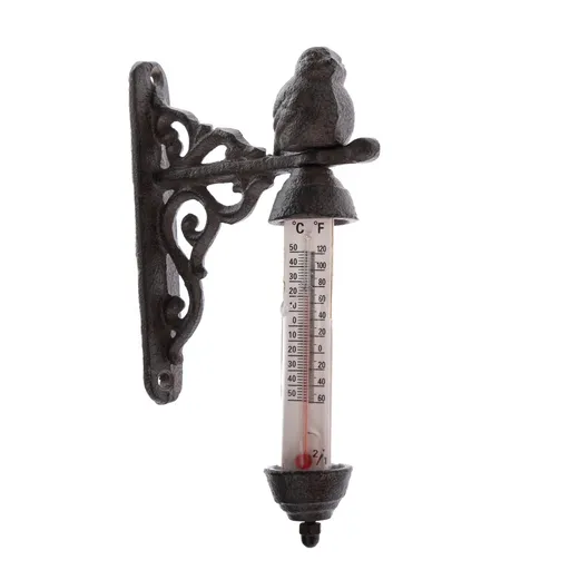 Liatinový nástenný teplomer, 17 x 10 cm