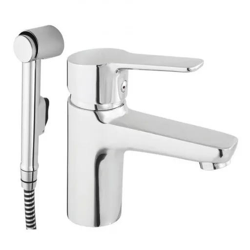 Rubineta - Umývadlová batéria s bidetovú spŕškou UNO-17 OLBAUN17