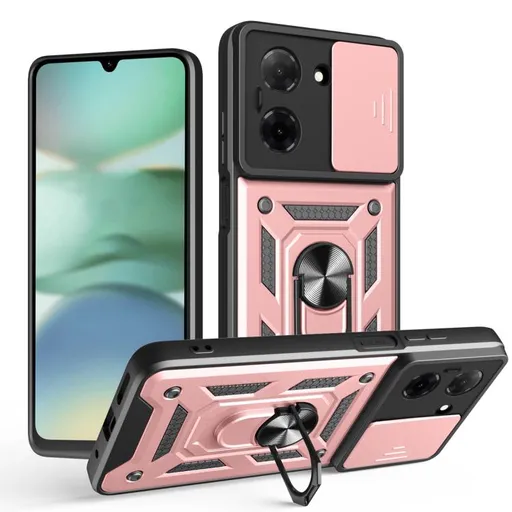 RING CAMERA Kryt s držiakom pre Xiaomi Redmi A5 ružový