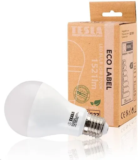 TESLA - LED BL271527-42, žiarovka BULB E27, 15W, 230V, 1521lm, 25 000h, 270