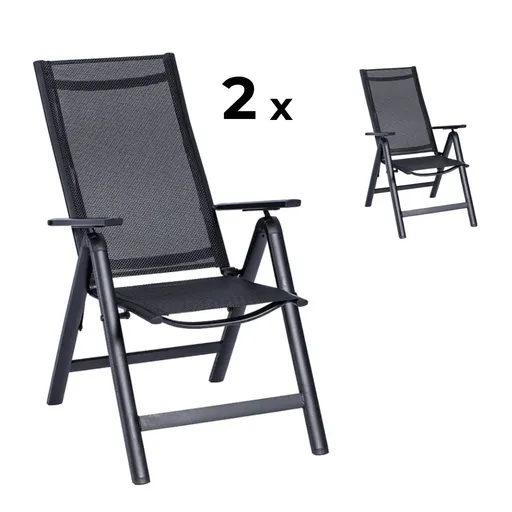 Elvisia Záhradné kreslá BELLA | 2 kusy