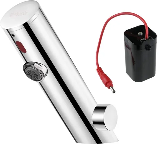 DEANTE - Senzorová batéria na umývadlo Sense otočná, silikónová, s reguláciou teploty - 4xAA BQR_P29R