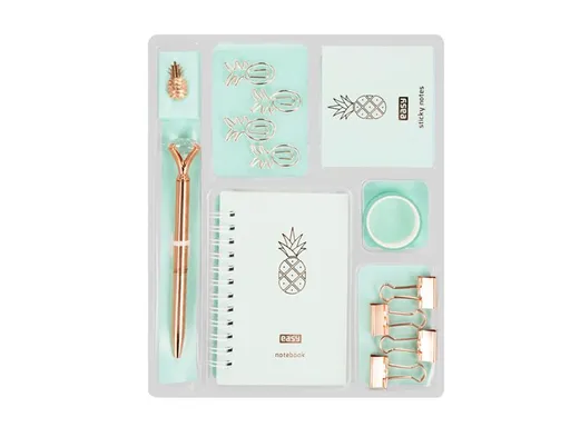 Darčeková sada kancelárskych potrieb EASY Pinapple Set