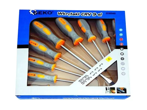 Súprava skrutkovačov GEKO G30545 9ks