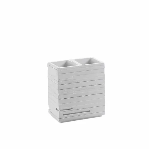 GEDY QU9802 Quadrotto držiak kefiek na postavenie, biela