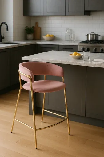 ArtKing Barová stolička DELTA 65 | ružová