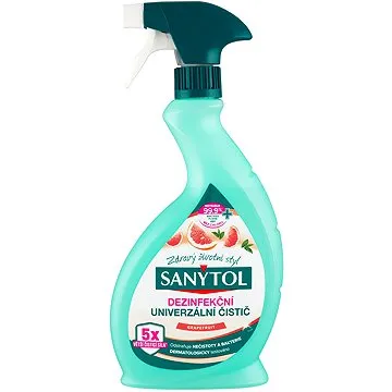 SANYTOL Dezinfekcia univerzálny čistič Grapefruit 500 ml (3045206312066)