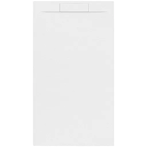 Sprchová vanička obdĺžniková SAT Fusion 120x80 cm liaty mramor Blanco SATFU12080BL